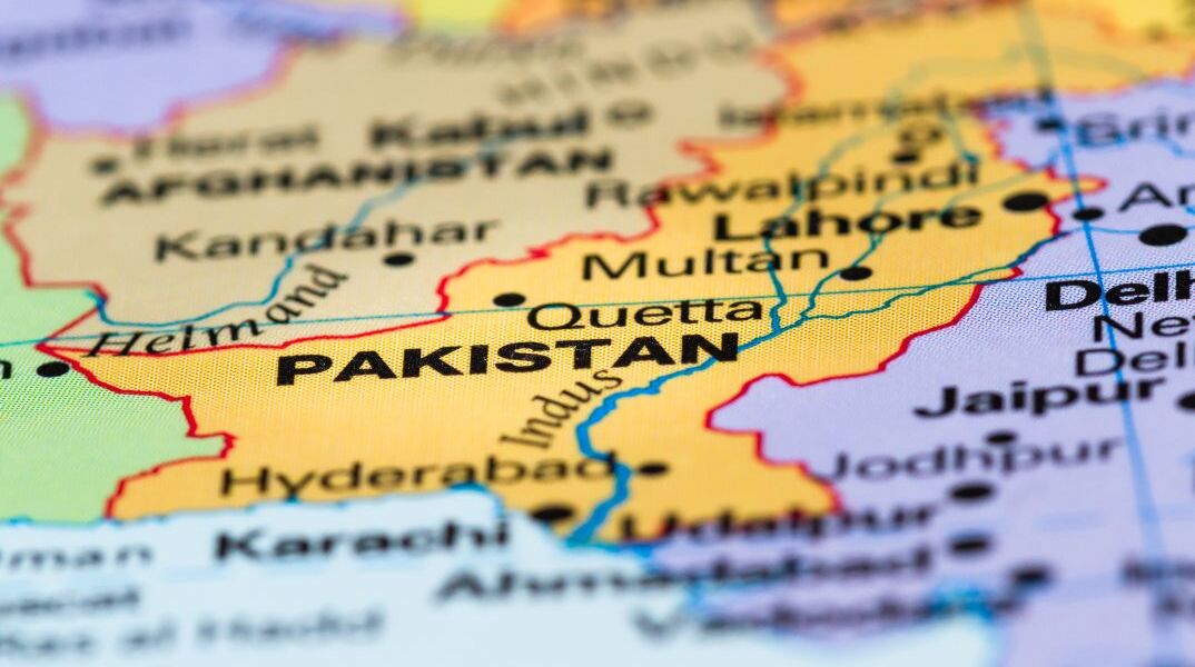Ο χάρτης του Πακιστάν