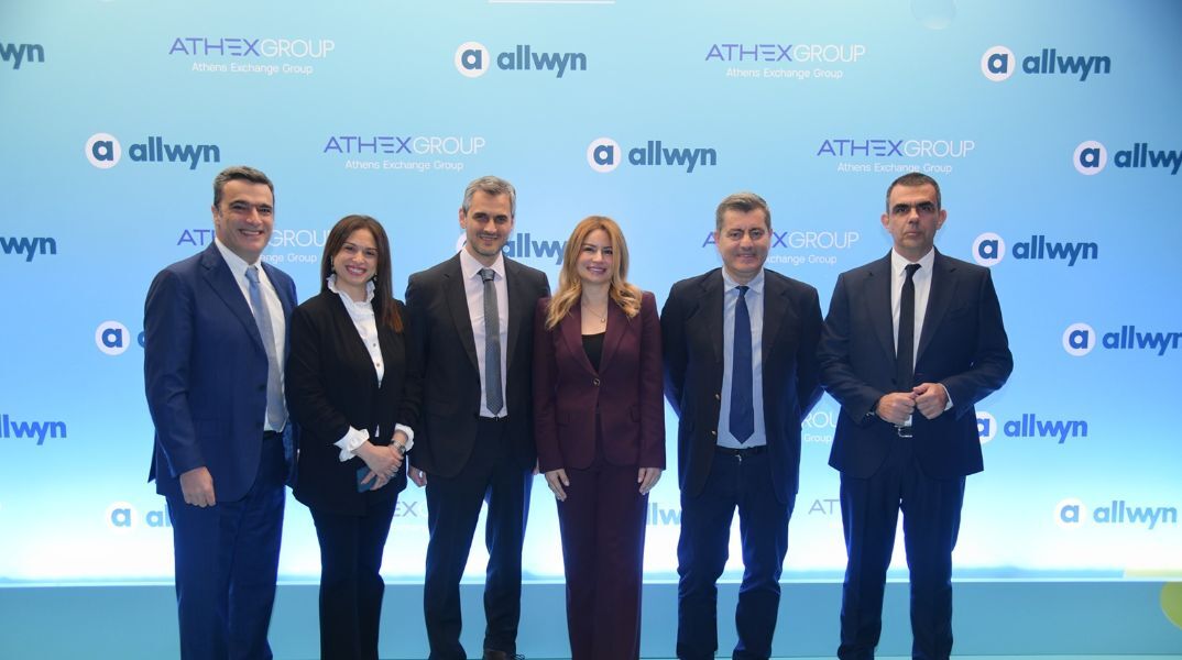  Ματθαίος Ματθαίου, Αιμιλία Στέλιαρου, Ηλίας Κατσαρός, Νάνση Βέρρα, Οδυσσέας Χριστοφόρου και Φώτης Ζησιμόπουλος, μέλη του top management της Allwyn στην Ελλάδα