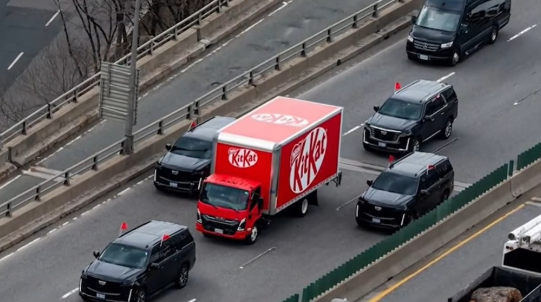 Φορτηγό της KitKat εμφανίστηκε με VIP συνοδεία μετά την κλοπή 12 τόνων σοκολάτας