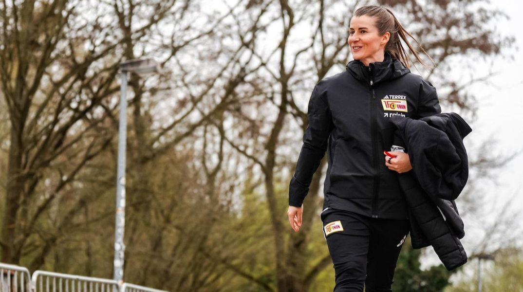 Η προπονήτρια της Ουνιόν Βερολίνου, Μαρία Λουίζ Έτα