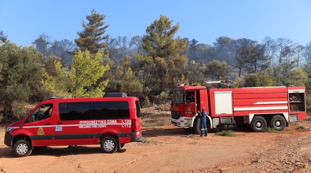 Φωτιά σε δασική έκταση στην Άμπελο Αχαΐας