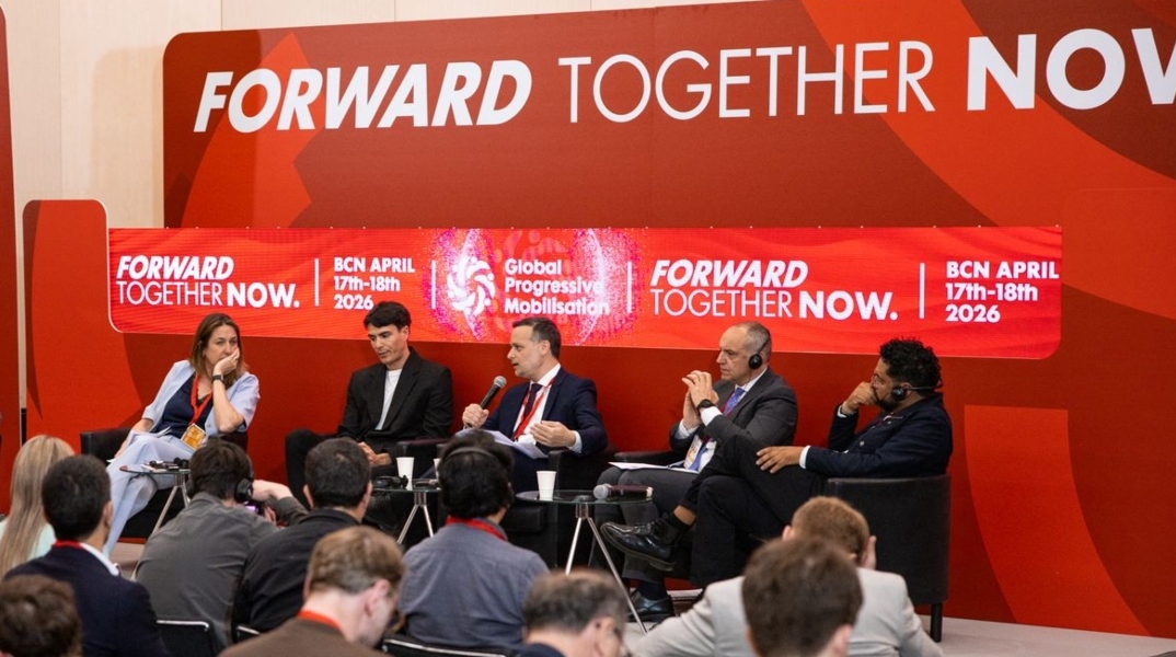 Ο Χάρης Δούκας συμμετείχε στο Global Progressive Mobilisation στη Βαρκελώνη