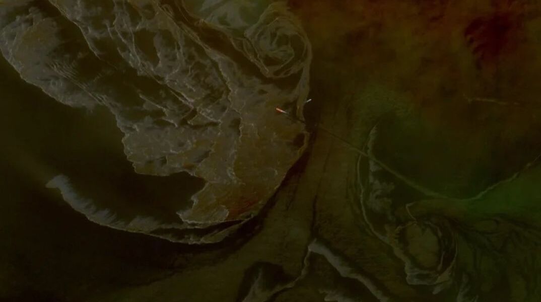 Ορατή πετρελαιοκηλίδα από το διάστημα, μετά τις επιθέσεις στον Περσικό Κόλπο