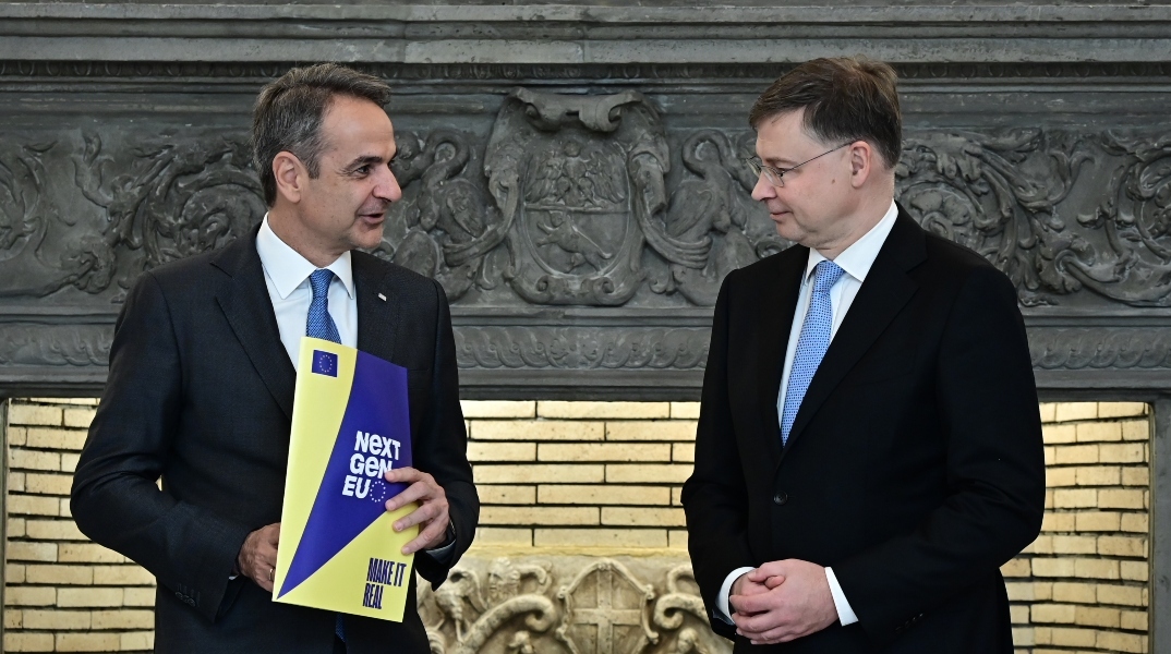 Συνάντηση Μητσοτάκη - Ντομπρόβσκις: Αξιοσημείωτη ανάκαμψη της Ελλάδας από κάθε άποψη 