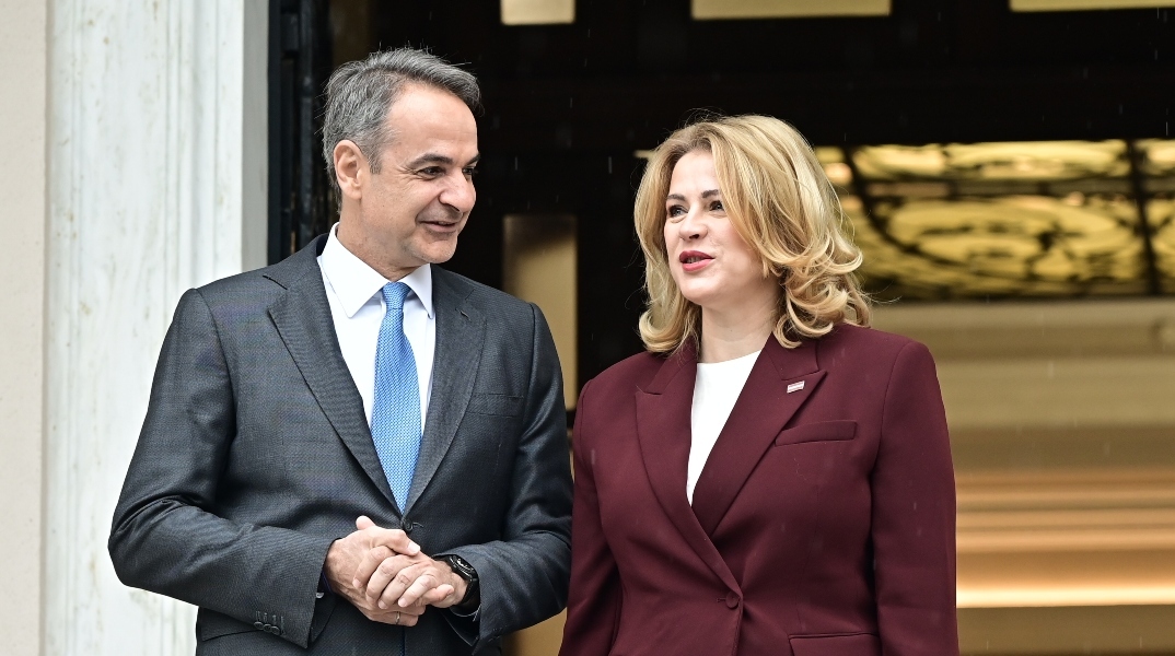 Συνάντηση Μητσοτάκη με τη Λετονή πρωθυπουργό: Εξαιρετική ευκαιρία να ενισχύσουμε τους δεσμούς μας