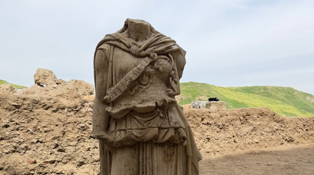 Τουρκία: Σημαντική ανακάλυψη αγάλματος της Αθηνάς ύψους 2 μέτρων στη Λαοδικεία