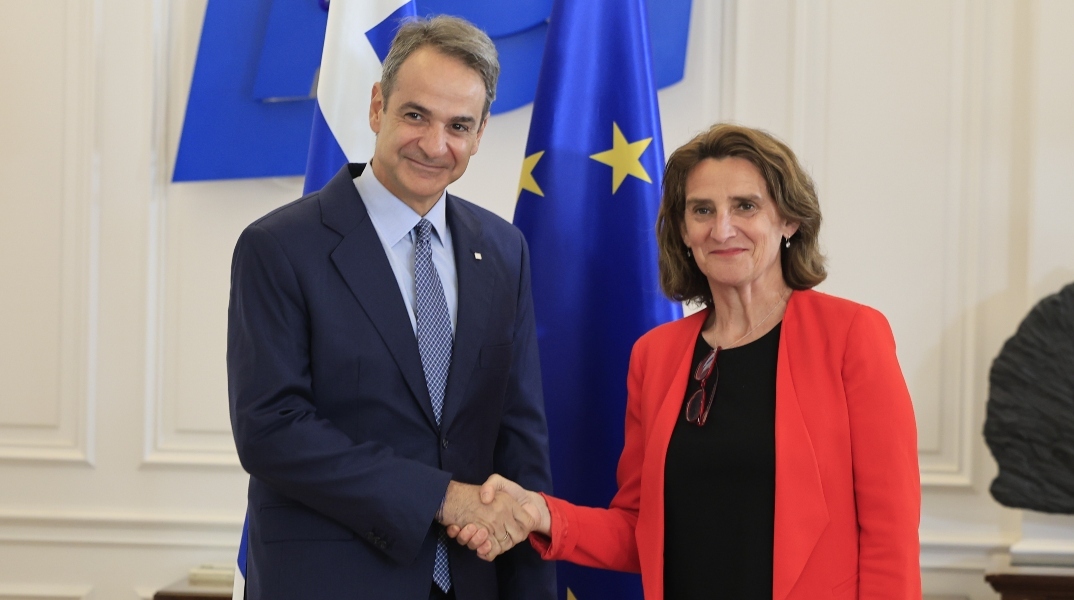 Συνάντηση Μητσοτάκη με την αντιπρόεδρο της Κομισιόν: Οι χώρες του νότου είμαστε πρωτοπόροι στις ανανεώσιμες πηγές ενέργειας