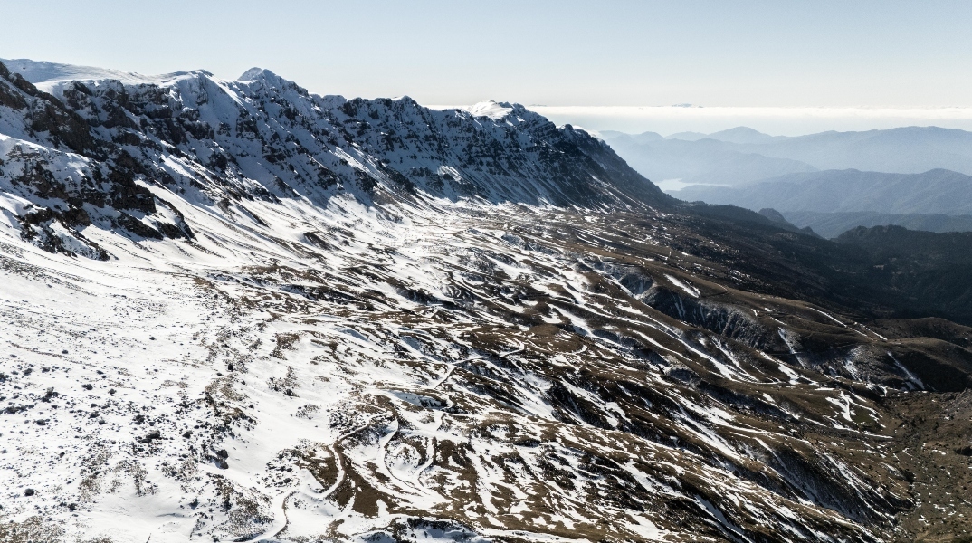 Μειώθηκε πάνω από το μισό η χιονοκάλυψη στα ελληνικά βουνά τα τελευταία 40 χρόνια 