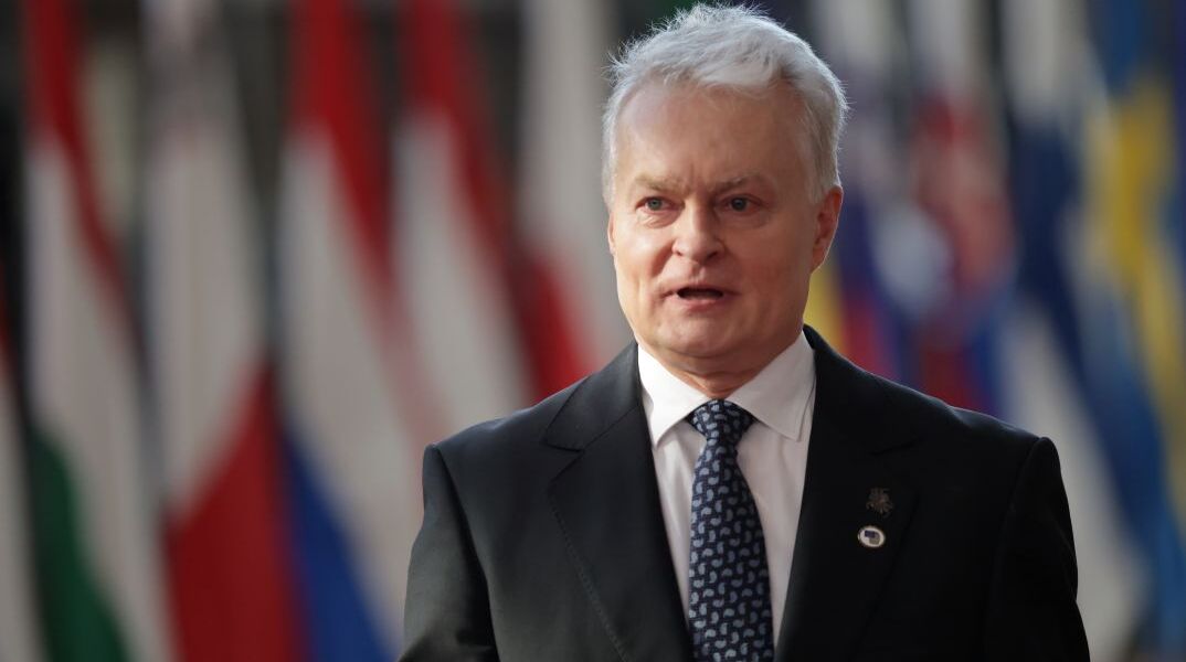 Ο πρόεδρος της Λιθουανίας, Γκιτάνας Ναουσέντα