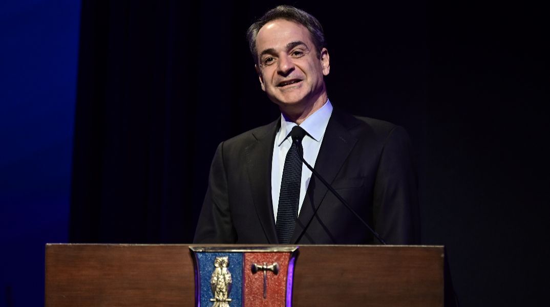 O Κυριάκος Μητσοτάκης στο Κολλέγιο Αθηνών