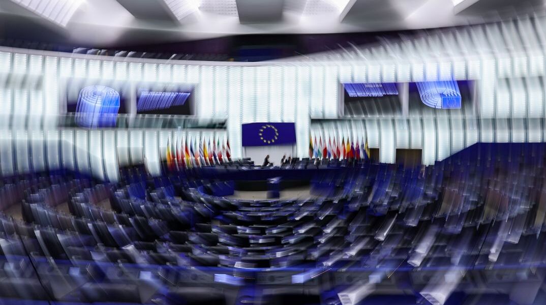 Η αίθουσα του Ευρωπαϊκού Κοινοβουλίου