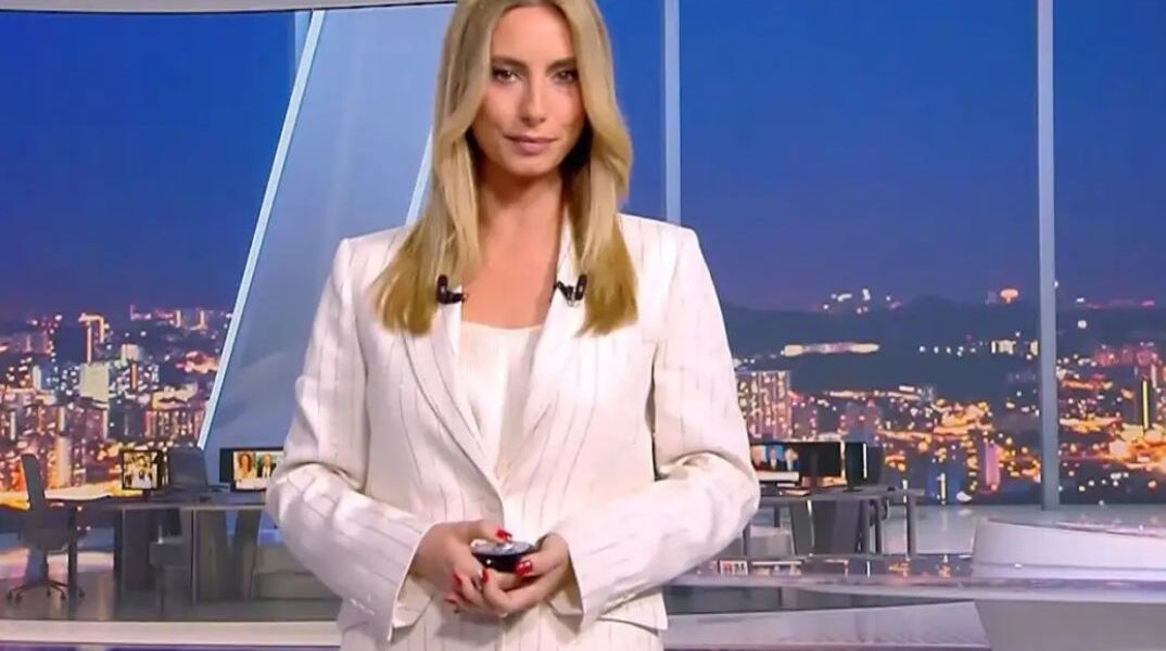 Λένα Φλυτζάνη: Πρεμιέρα στο κεντρικό δελτίο του ΣΚΑΪ 