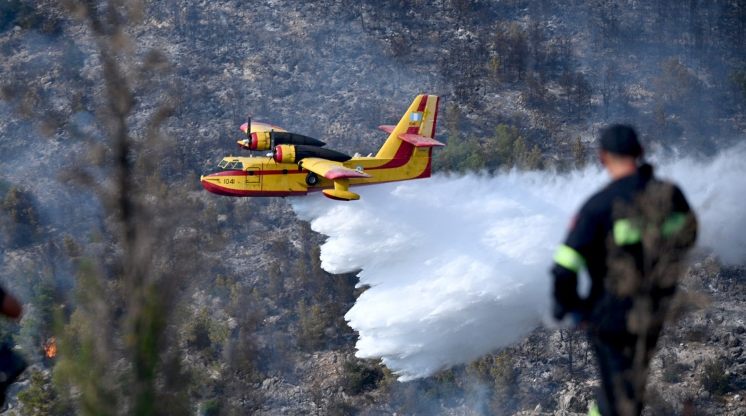 Φωτιά στην Περαχώρα Λουτρακίου - Συνελήφθη 70χρονος Γάλλος που εκτελούσε αγροτικές εργασίες	