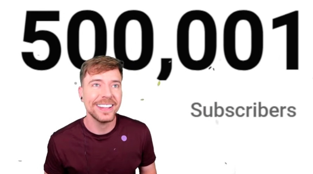 Ο MrBeast έγραψε ιστορία στο YouTube με 500 εκατομμύρια συνδρομητές