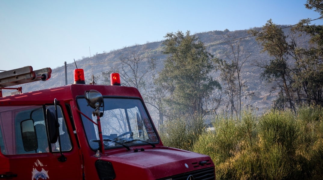 Φωτιά τώρα στον Ορχομενό - Επιχειρούν 4 αεροσκάφη και 2 ελικόπτερα