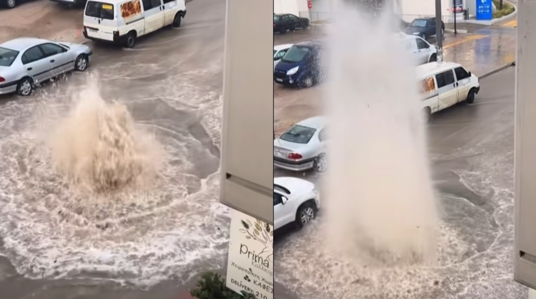 Καινούργιο σιντριβάνι απέκτησε ο Δήμος Ιλίου μετά την κακοκαιρία που χτύπησε την περιοχή