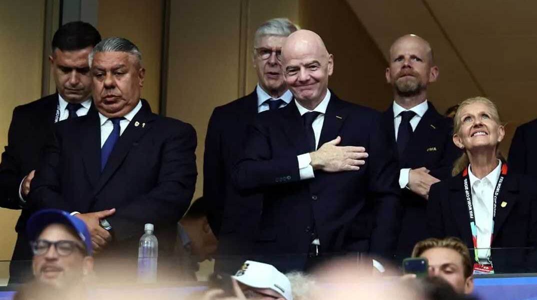 Ο πρόεδρος της FIFA, Τζιάνι Ινφαντίν