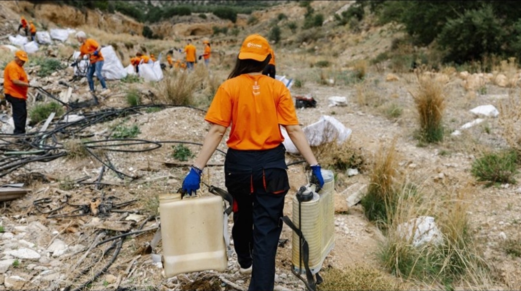 Cyclone Project: Πάνω από 1.800 τόνοι απορριμμάτων απομακρύνθηκαν από Αργολίδα, Μεσσηνία και Φωκίδα