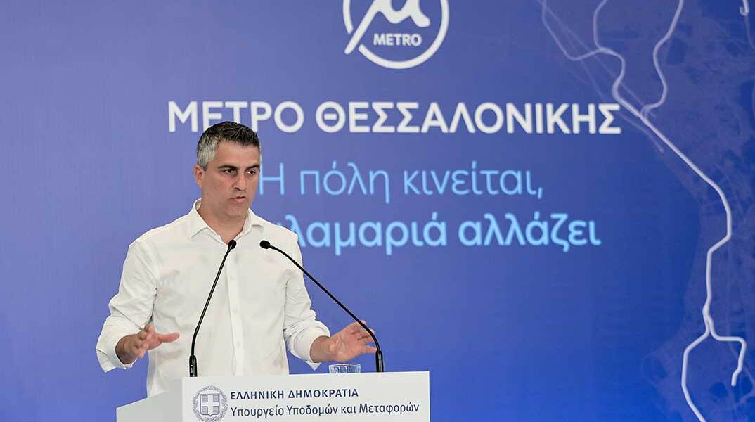 Ο Χρίστος Δήμας στα εγκαίνια του Μετρό Θεσσαλονίκης προς την Καλαμαριά