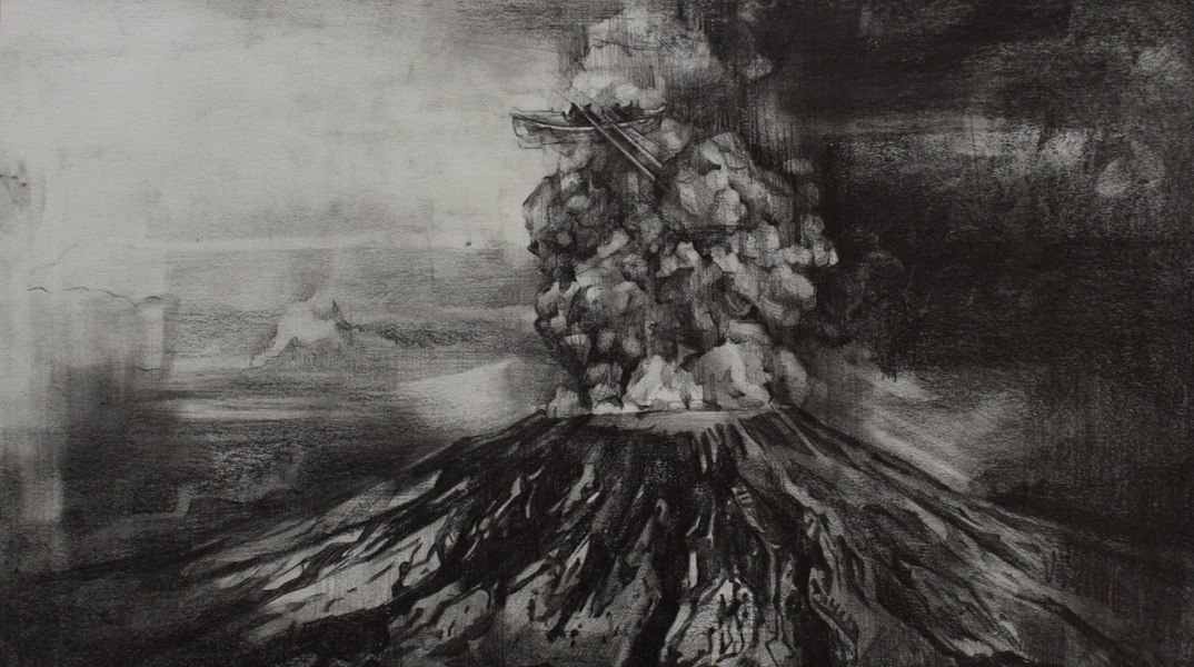 Αλίκη Παππά, Eisenstein - Strike No.6, 2017, μολύβι και γραφίτης σε χαρτί, 29,5 x 21 εκ. 