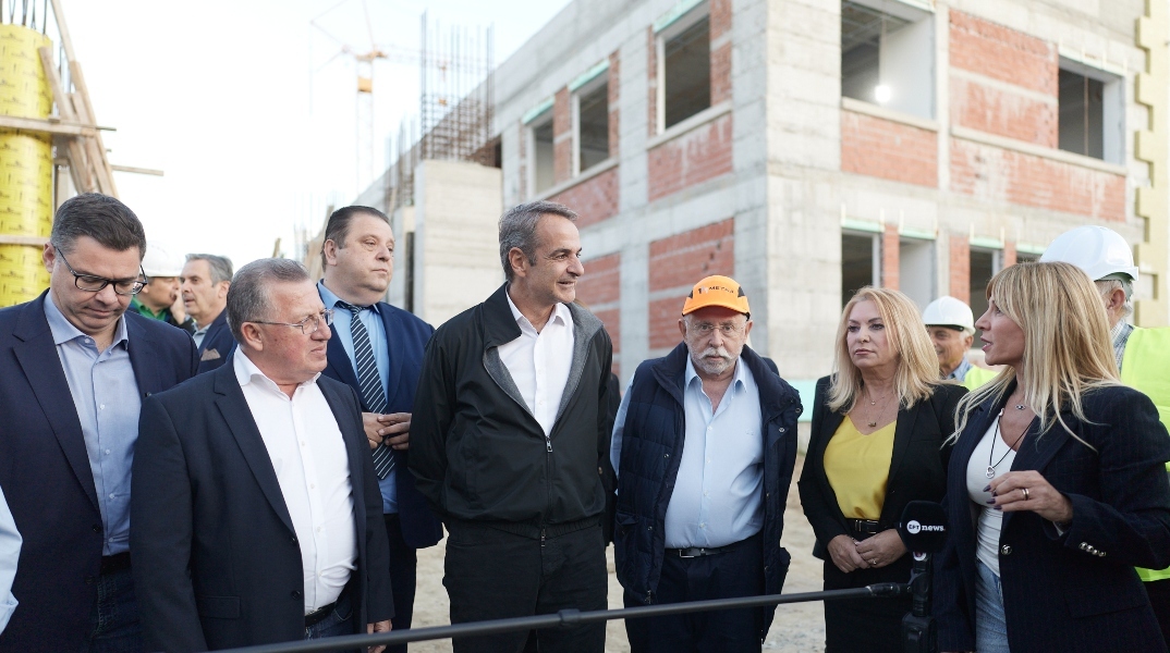 Κατερίνη: Επίσκεψη Μητσοτάκη στα εργοτάξια του Μουσικού Γυμνασίου-Λυκείου και του Πολιτιστικού Κέντρου