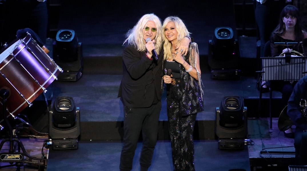 Άννα Βίσση και ο Νίκος Καρβέλας 