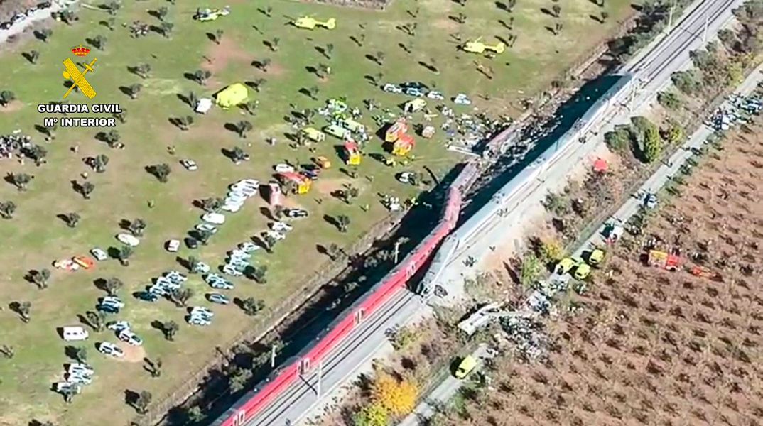 Σύγκρουση τρένων στην Ισπανία