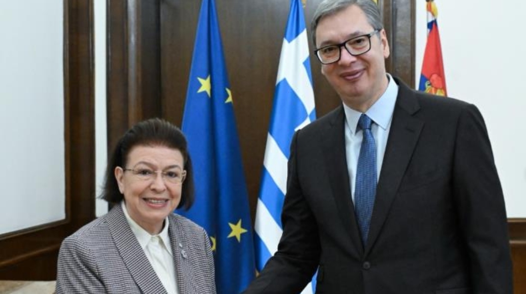 Συνάντηση Μενδώνη Βούτσιτς στη Σερβία: Επίσημη τελετή υποδοχής κειμηλίων από Μονή του Αγ. Όρους