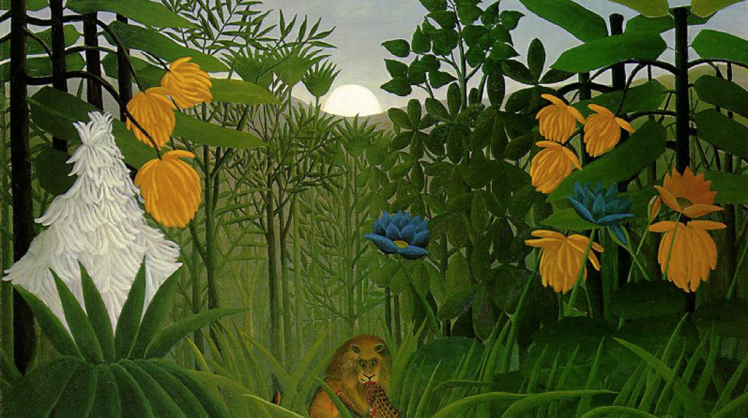 The Repast of the Lion, Henri Rousseau @wikipedia