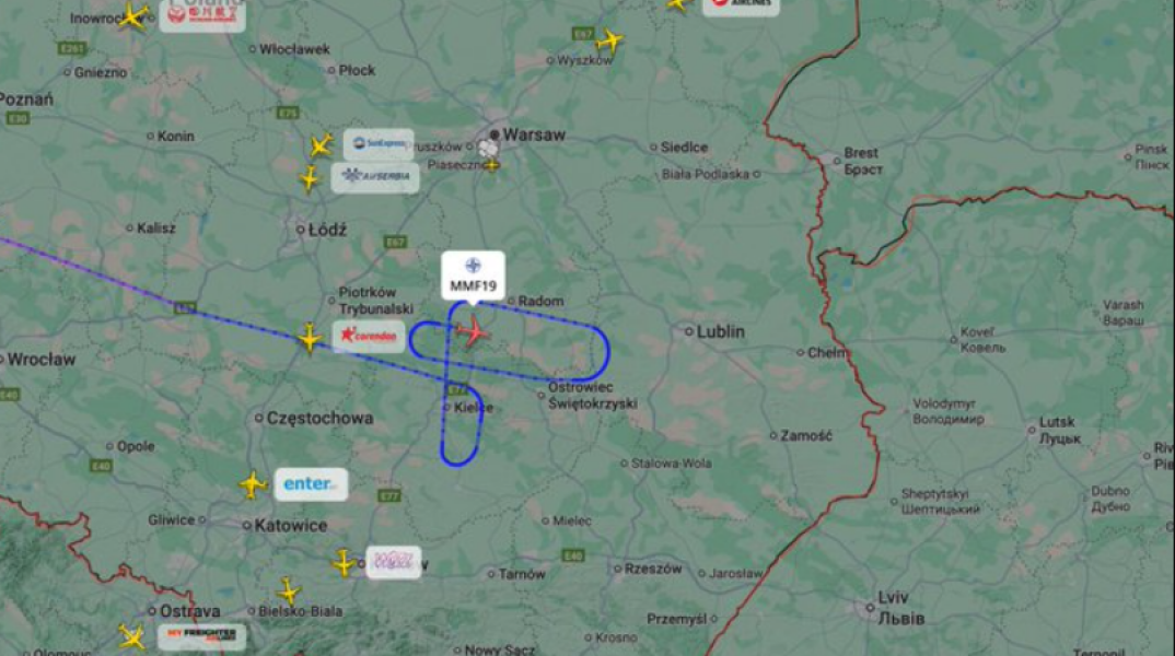 Πολωνία: Κλειστός ο εναέριος χώρος κοντά στα σύνορα με την Ουκρανία