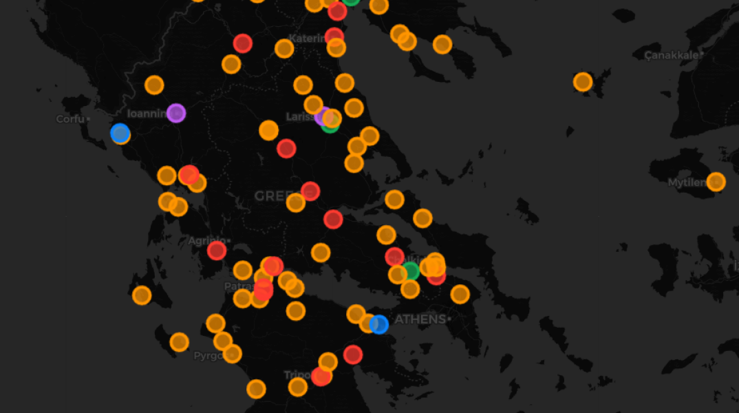 Live χάρτης | Πού υπάρχουν τώρα αγροτικά μπλόκα 