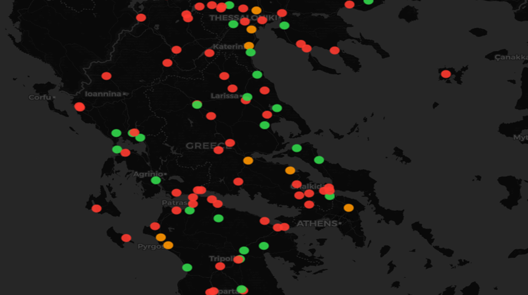 Live χάρτης | Πού υπάρχουν σήμερα αγροτικά μπλόκα 