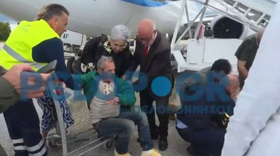 Στο πανεπιστημιακό νοσοκομείο οι τρεις τραυματίες μετά την υποχώρηση σκάλας στο αεροδρόμιο του Αράξου