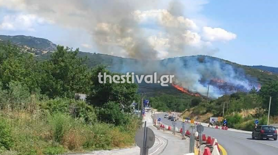 Φωτιά τώρα στο Φίλυρο Θεσσαλονίκης - Ήχησε το 112, «παραμείνετε σε ετοιμότητα»