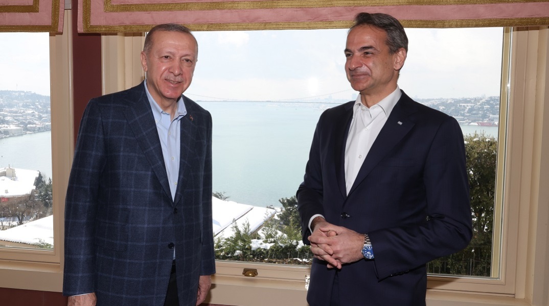 Κυριάκος Μητσοτάκης - Ρετζέπ Ταγίπ Ερντογάν