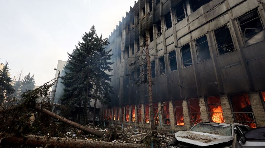 Ρωσική πυραυλική επίθεση στο Χάρκοβο