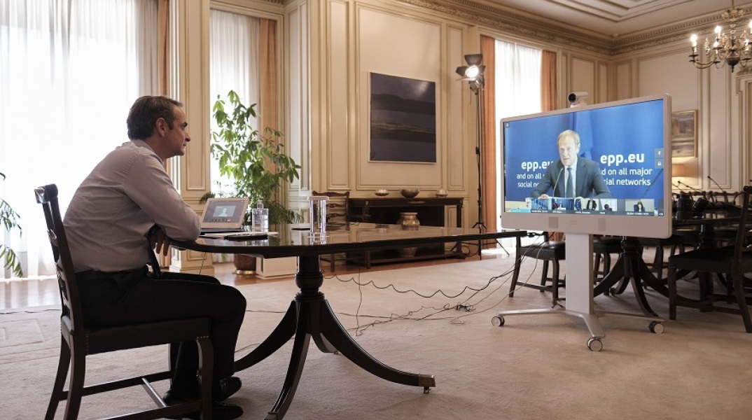 Κυριάκος Μητσοτάκης στη Σύνοδο Κορυφής του ΕΛΚ