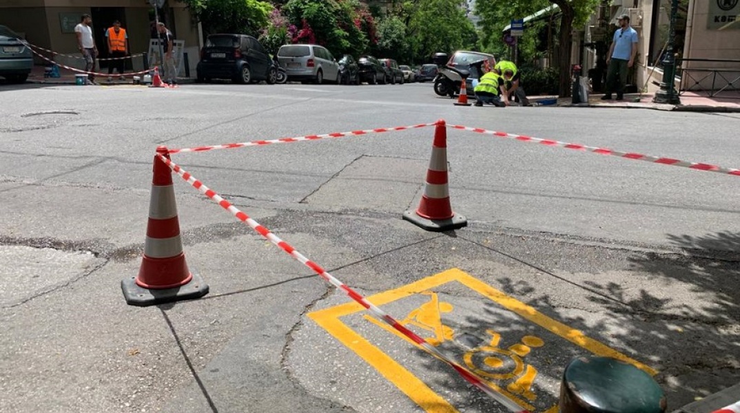 Σήμανση στις ράμπες 