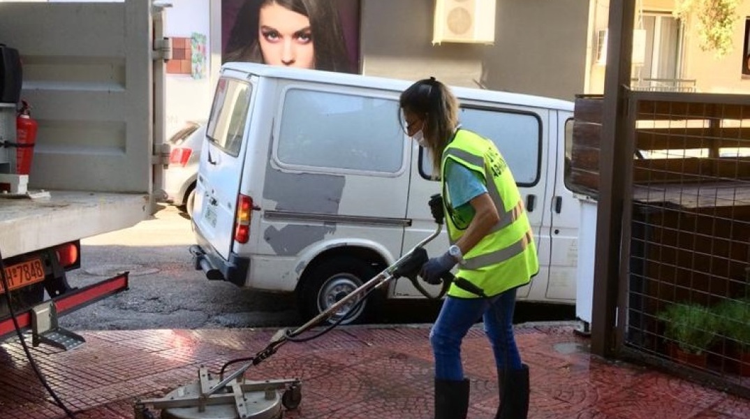 Στα Σεπόλια συνεχίστηκαν σήμερα οι συντονισμένες προσπάθειες καθαριότητας του Δήμου Αθηναίων