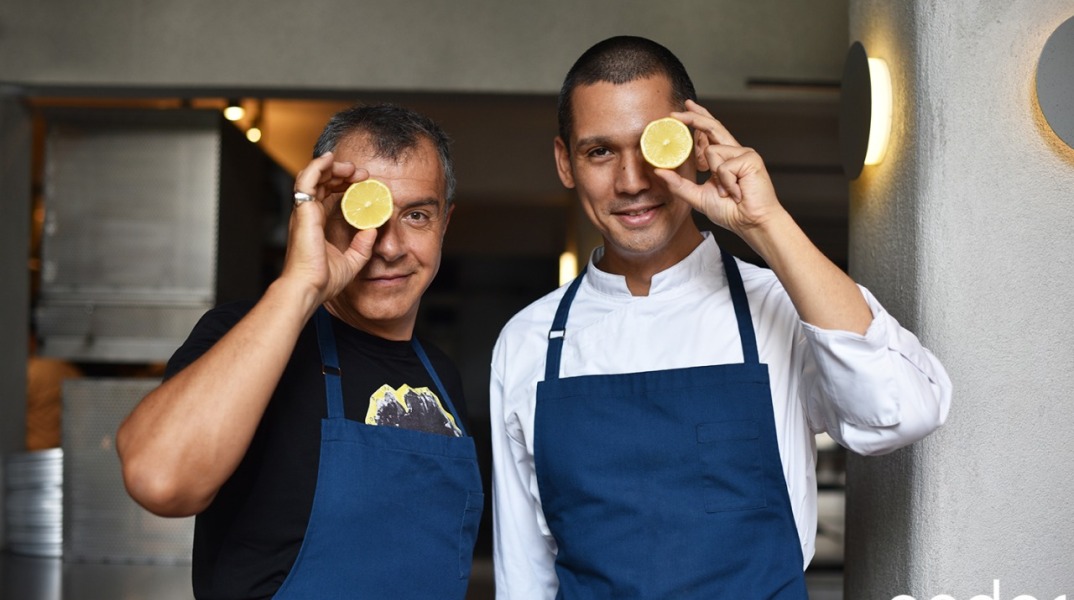 Σωτήρης Κοντιζάς και Σταύρος Θεοδωράκης