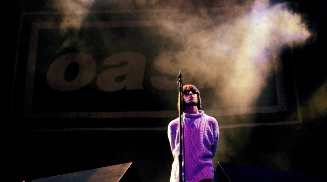 Λίαμ Γκάλαχερ - Στιγμιότυπο από τη συναυλία των Oasis στο Knebworth το 1996