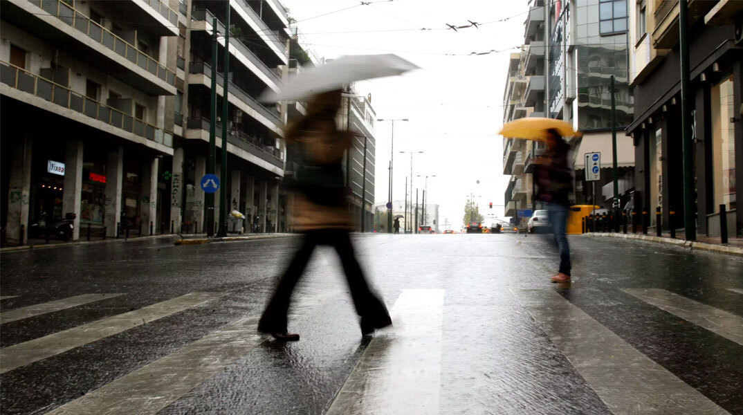 Η κακοκαιρία EVA επηρεάζει και την Αττική σήμερα με βροχές