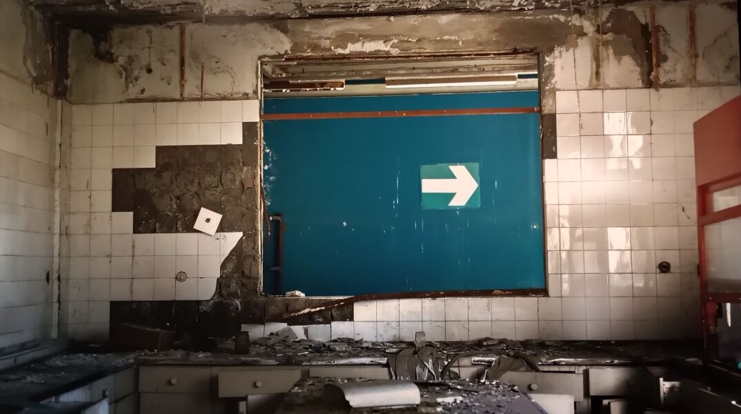 Φωτογραφία από τον εσωτερικό χώρο του εργοστασίου