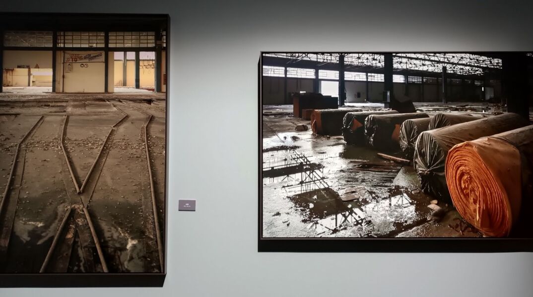 Φωτογραφία από τον εσωτερικό χώρο του εργοστασίου