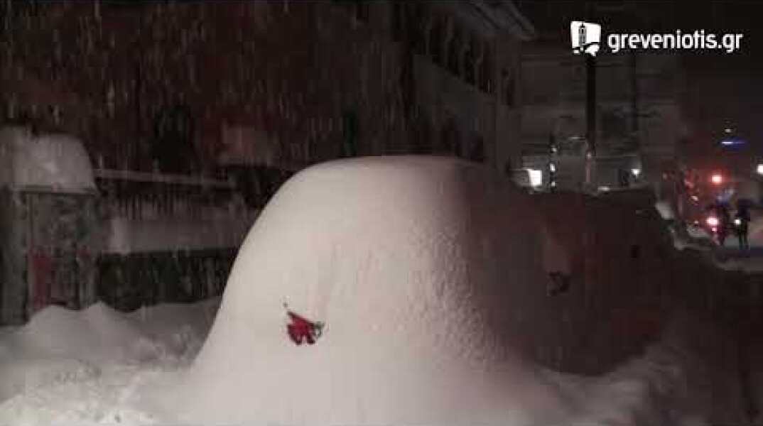 greveniotis.gr ΓΡΕΒΕΝΑ  χιονόπτωση 9-1-2019 β μέρος
