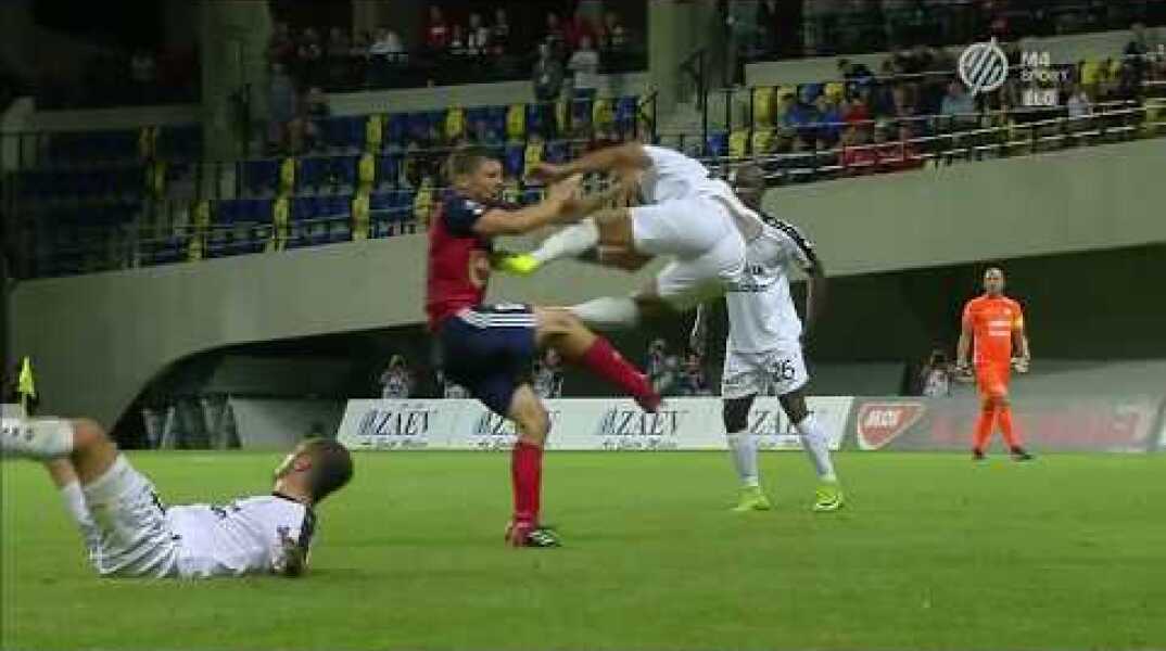 Durva karaterúgás a Videoton - Dudelange BL-selejtezőn