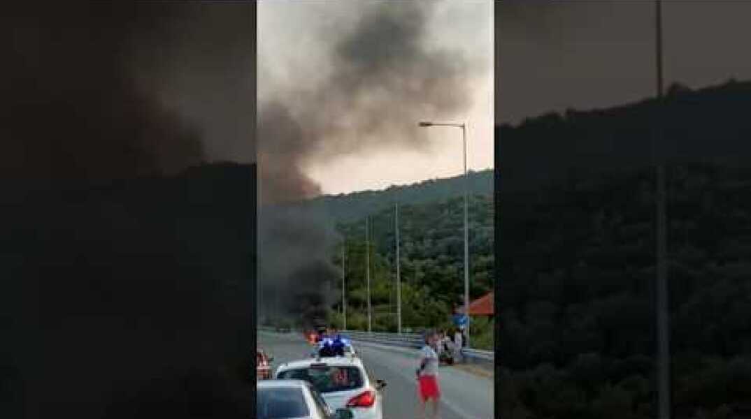 HALKIDIKINEWS - Φωτιά σε αυτοκίνητο 28-7-19