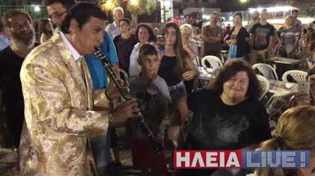 ilialive.gr - Ο Γ. Μάγκας Live από το καμπαναριό της εκκλησίας