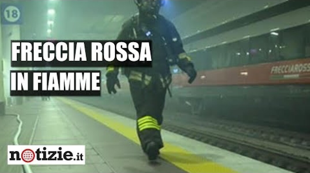Treni, incendio doloso alla cabina elettrica dell'alta velocità:evacuati 200 passeggeri | Notizie.it