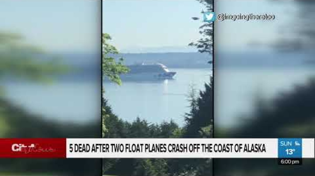 5 Dead After Two Float Planes Crash Off Coast Of Alaska